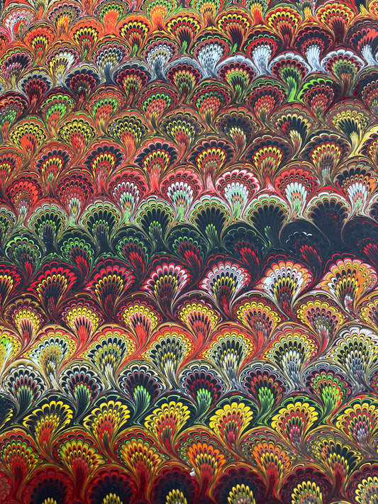 Holiday Marbling in 3-D!