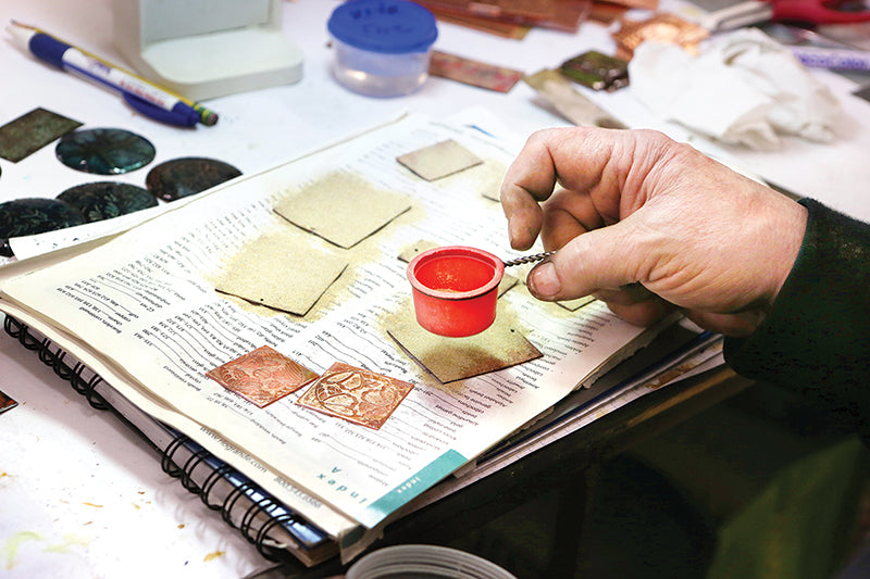 Ornaments from Copper & Enamel