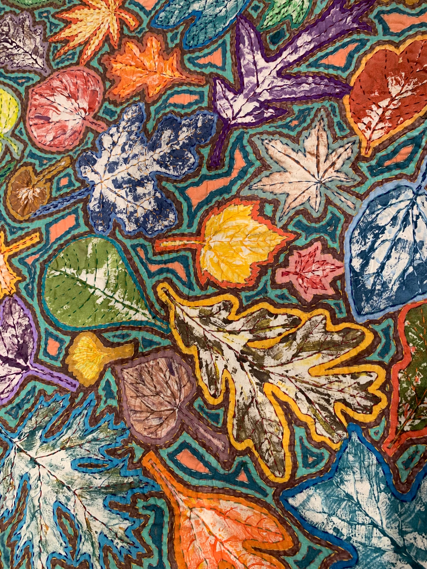 Quilted Leaf Impressions