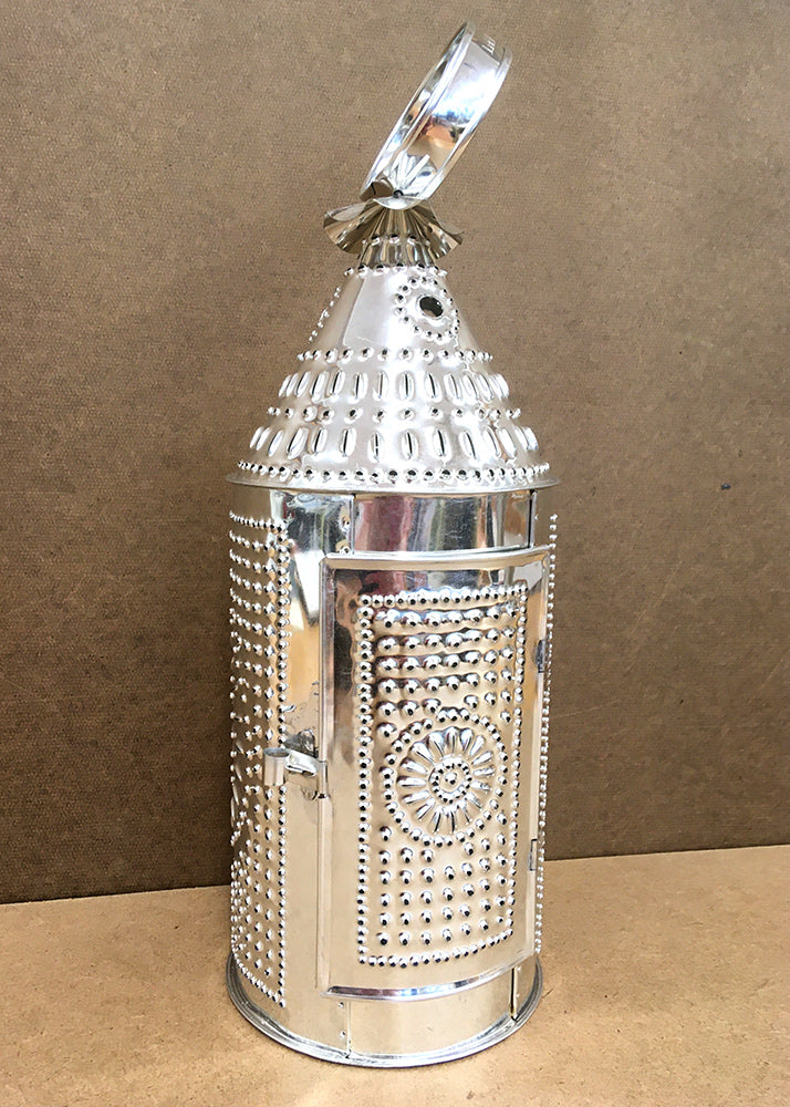 Pierced Tin Luminary