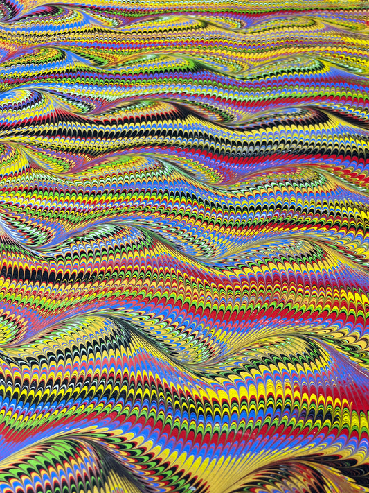 Holiday Marbling in 3-D!