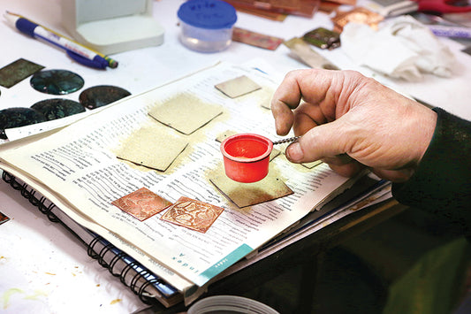 Ornaments in Copper & Enamel