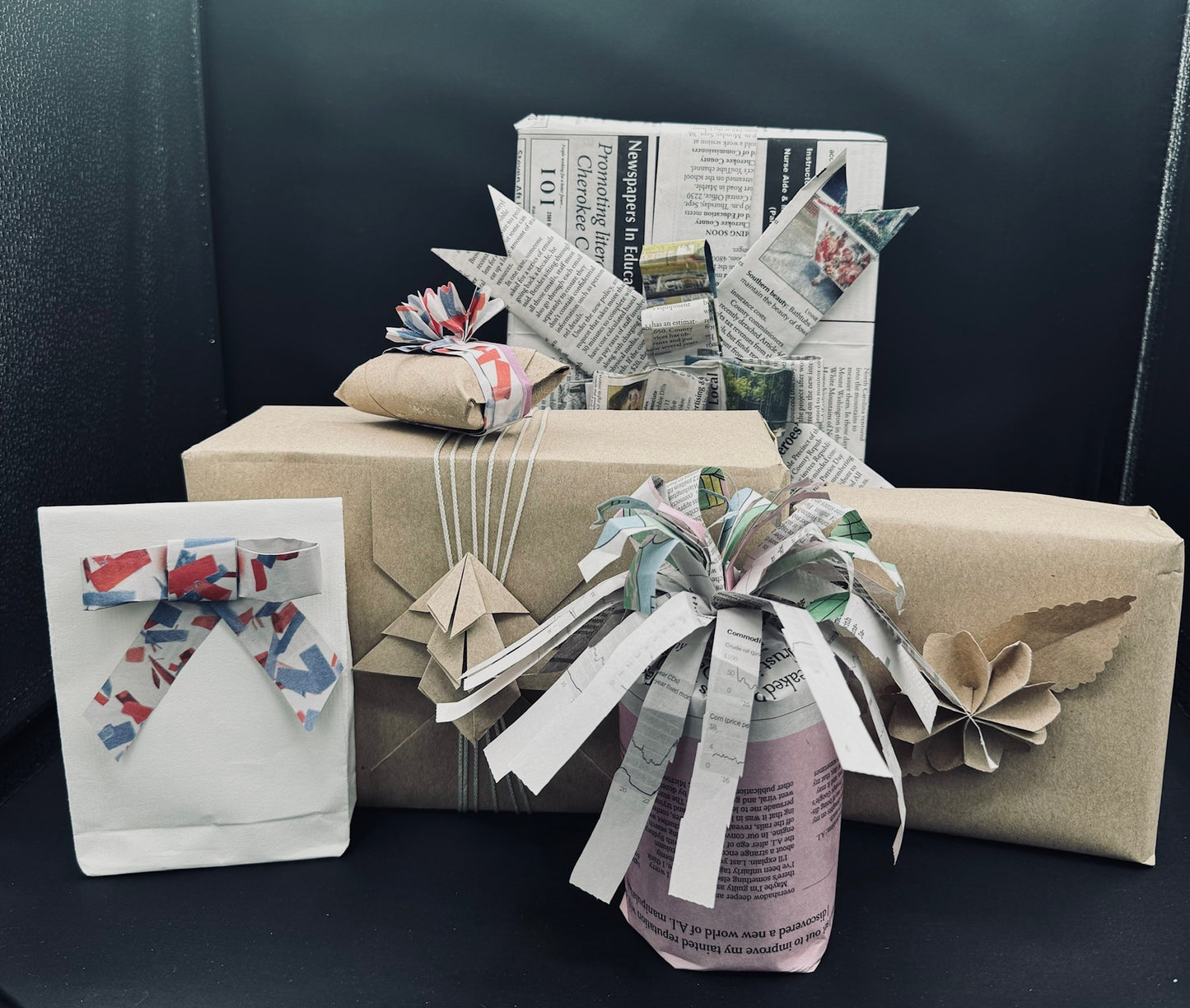 Decorative Gift Wrapping with Recycled Materials Olive's Porch