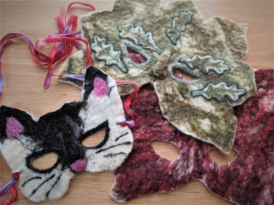 Felted Face Masks