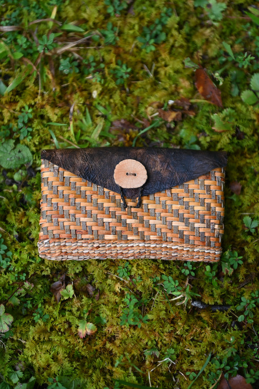 Handwoven Wild Bark Wallet