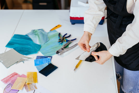 Stained Glass Beginnings: How to Cut Your Glass
