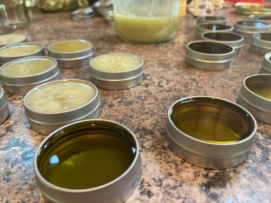 Herbal Oils, Salves, & Creams