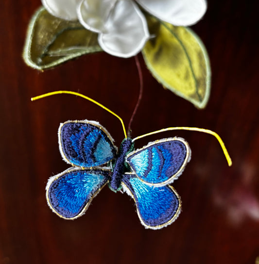 Embroidered Stumpwork Butterfly