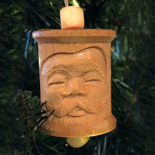 Handcarved Small Animals or Santa Spool, You Pick!
