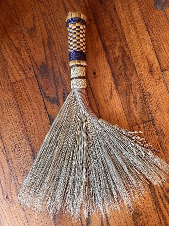 Woven Cobweb Broom & Turkey Wing Whisk